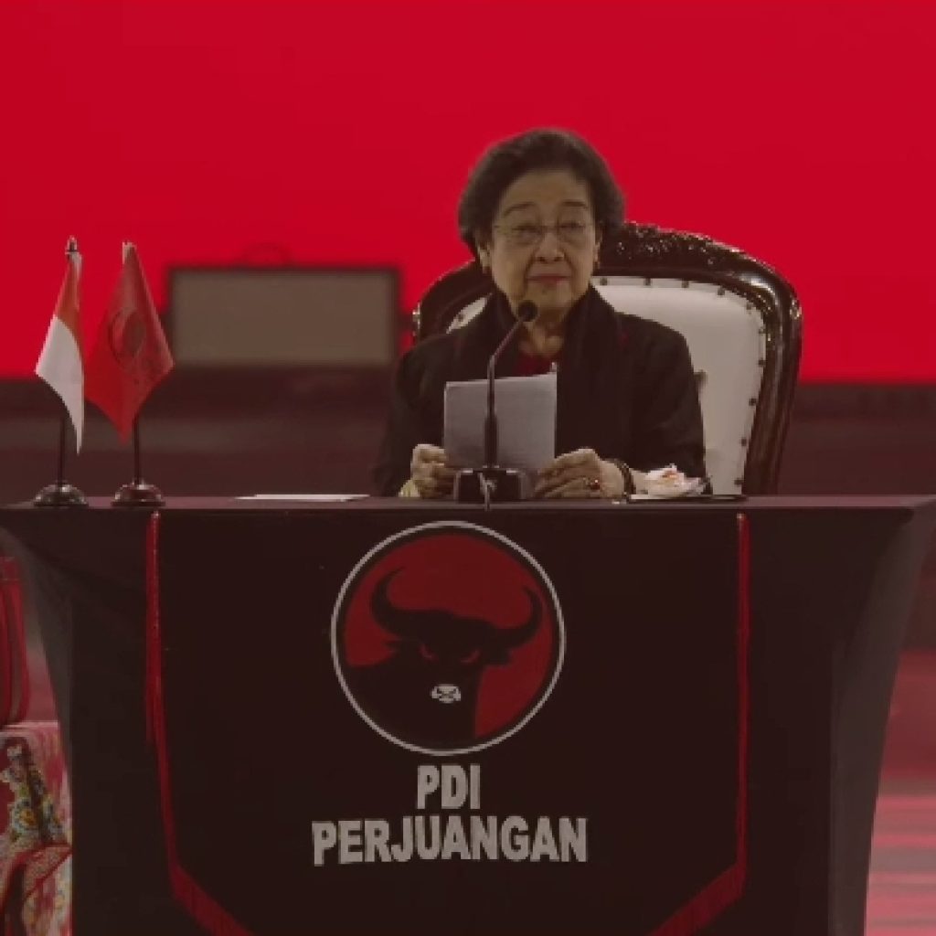 Megawati singgung koalisi dan oposisi pasca Pilpres 2024. Foto: Tangkapan Layar YouTube PDI Perjuangan