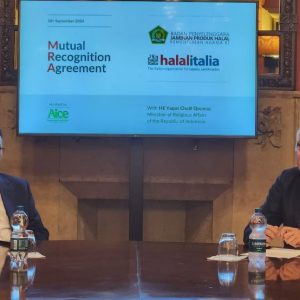 Indonesia dan Italia Tanda Tangani Kesepakatan Jaminan Produk Halal