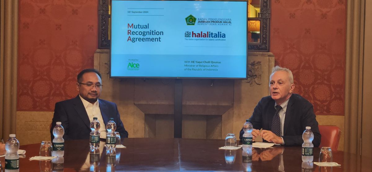 Indonesia dan Italia bekerja sama untuk jaminan produk halal. Foto: kemenag.go.id