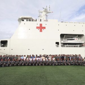 Menhan Prabowo Subianto Luncurkan Kapal Rumah Sakit TNI ke Palestina, Bawa Bantuan 240 Ton