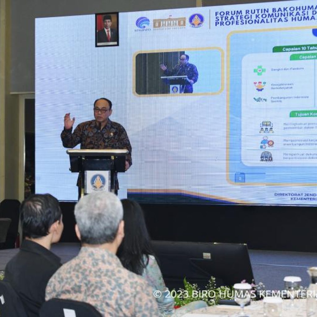 Menkominfo Budi Arie Setiadi dukung kampanye Pemilu Damai 2024. Foto: Laman Kominfo