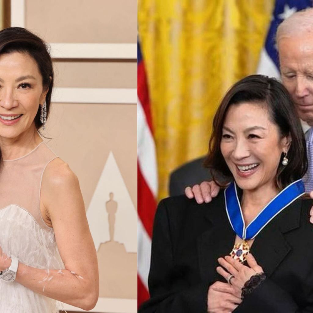 Michelle Yeoh dapat penghargaan Presidential Medal of Freedom. Foto: instagram.com/michelleyeoh_official