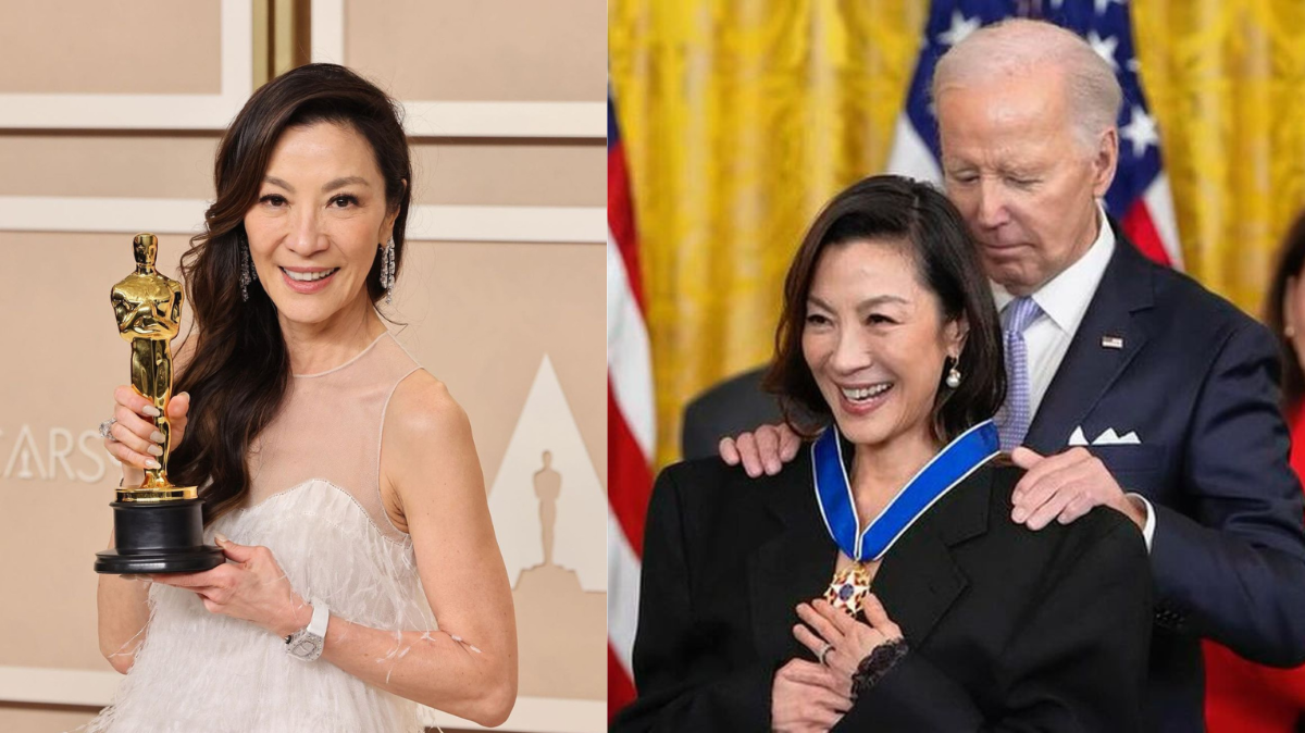 Michelle Yeoh dapat penghargaan Presidential Medal of Freedom. Foto: instagram.com/michelleyeoh_official