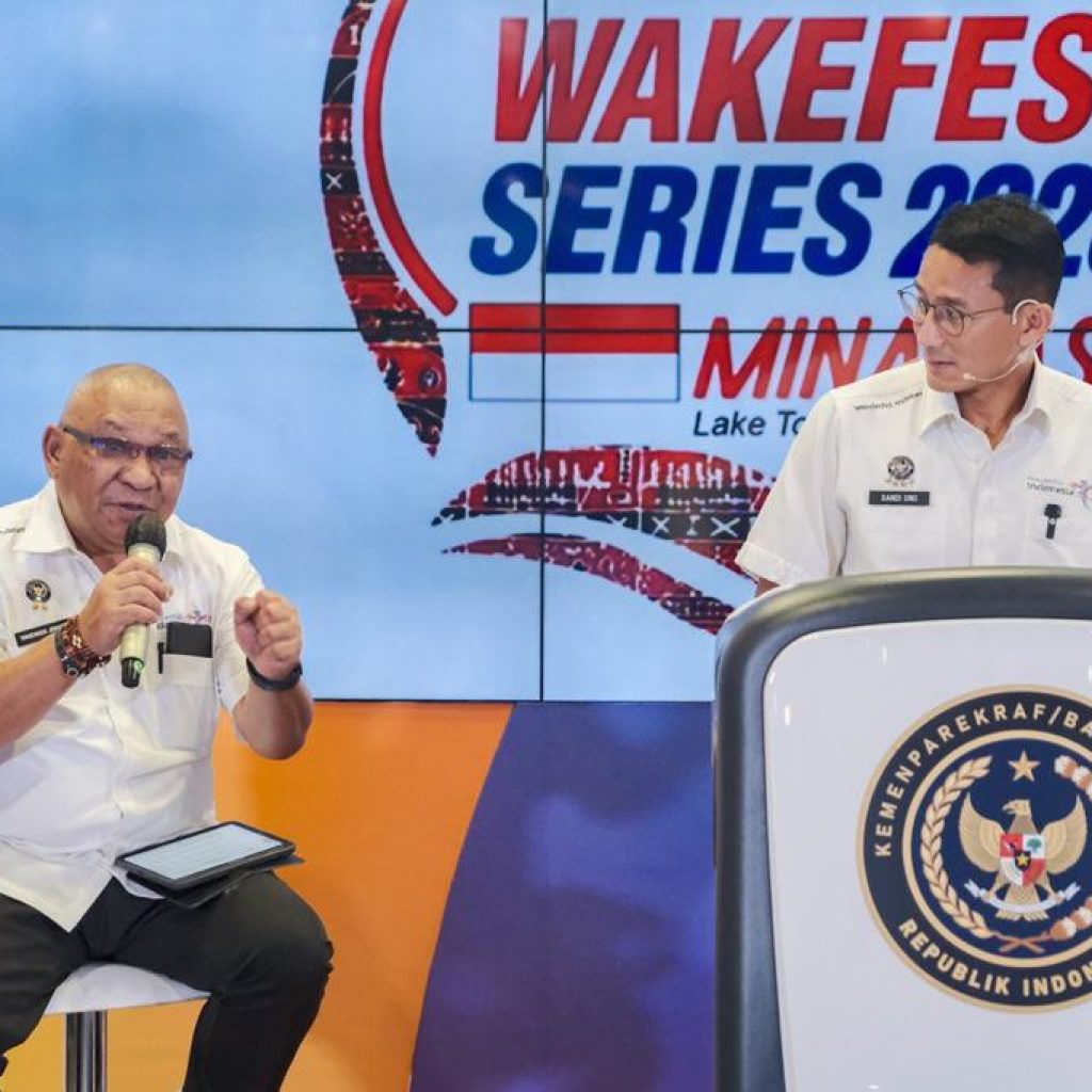 Lewat event Minahasa Wakefest, Menparekraf berharap bisa tingkatkan promosi wisata olahraga di Indonesia. Foto: Kementerian Pariwisata dan Ekonomi Kreatif