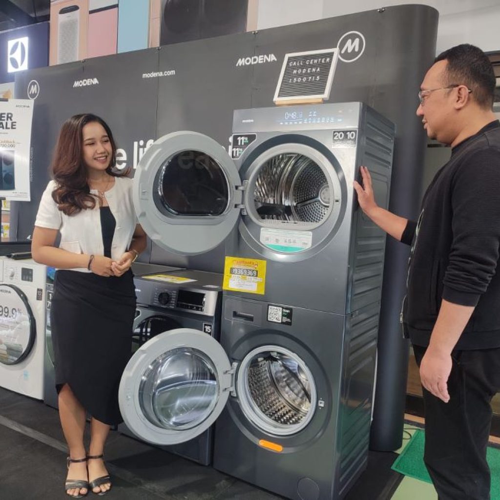 Mesin cuci Modena WashStation hadir dengan berbagai fitur smart link. Foto: Dok. Alan Henry