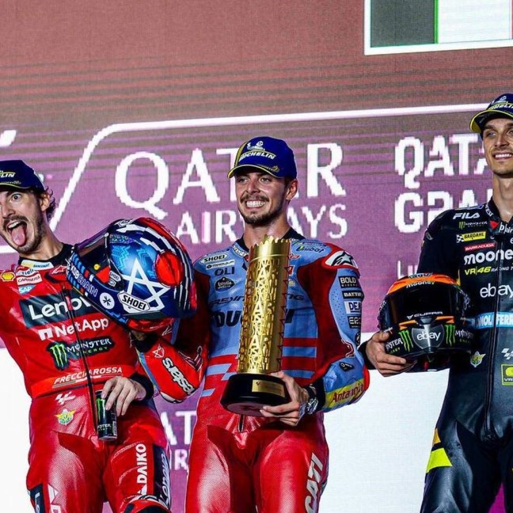 Hasil Race MotoGP Qatar 2023: Di Giannantonio Menang Perdana, Penentuan Juara Dunia Bagnaia vs Martin Berlanjut di Valencia