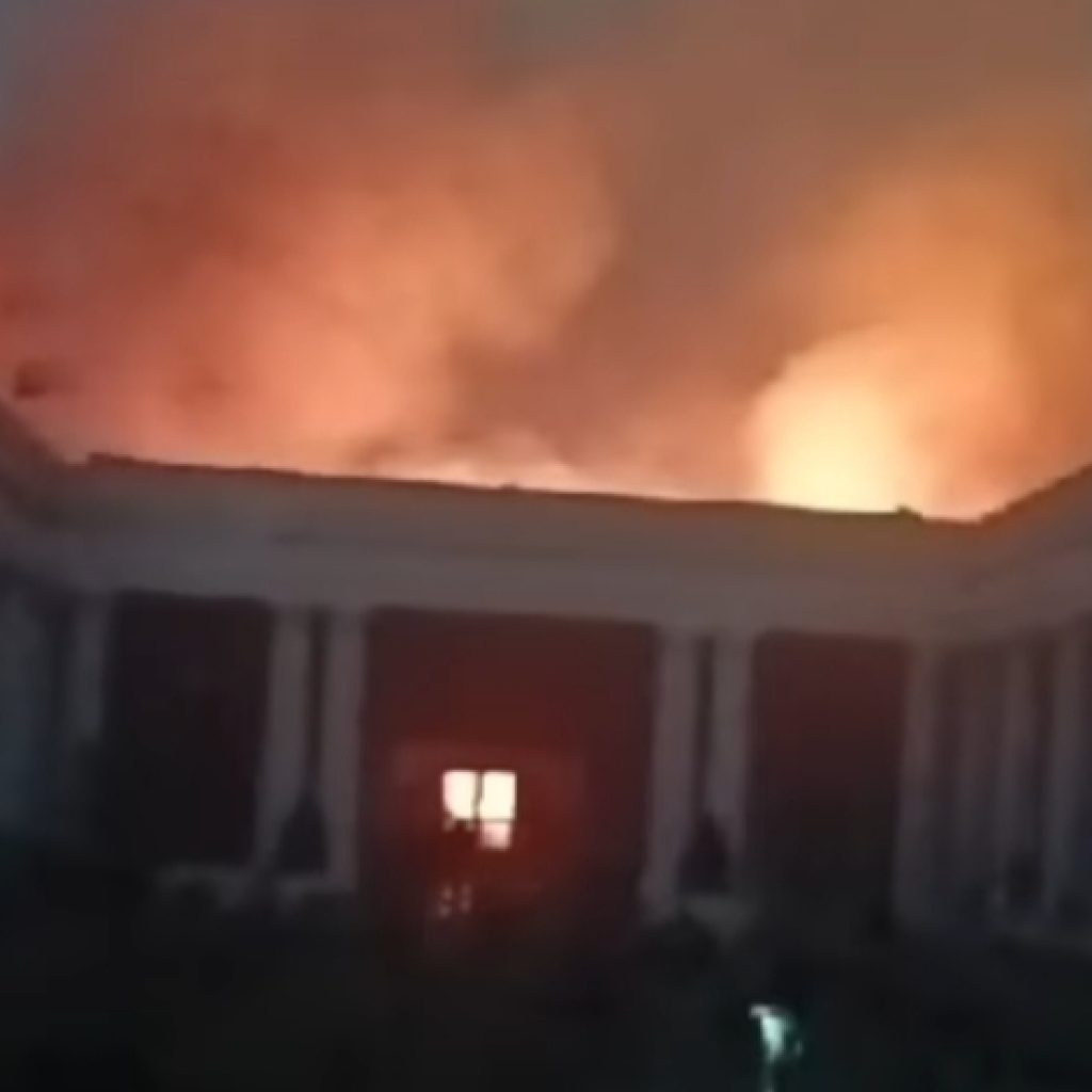 Museum Nasional kebakaran. FOTO: Instagram.com/humasjakfire