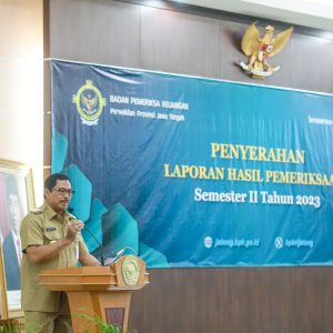 Terima LHP Kepatuhan atas Belanja Infrastruktur Tahun 2023, Pengelolaan Keuangan Pemprov Jateng Dinilai Tertib