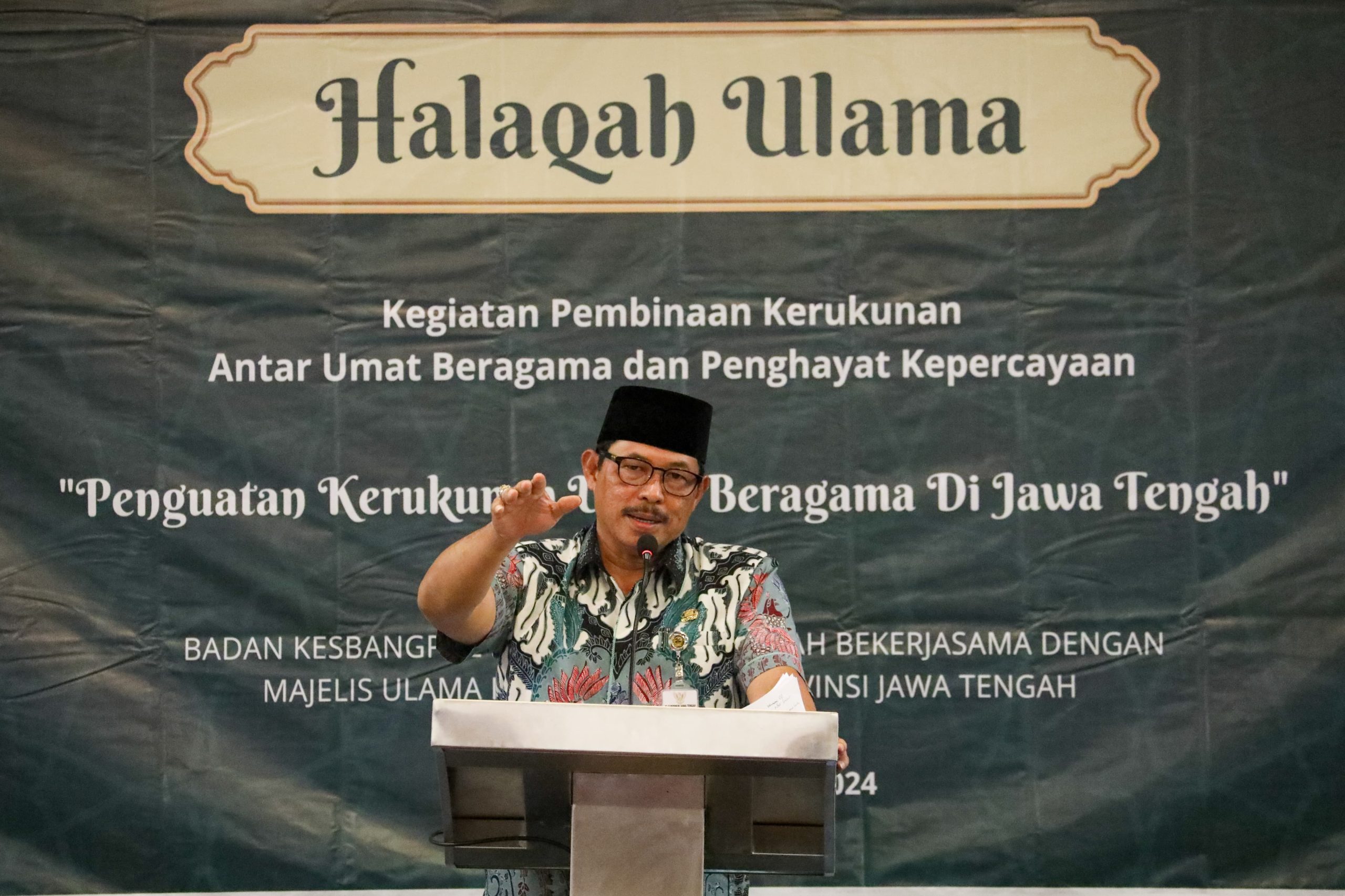 Bersama MUI, Pemprov Jateng siap mengawal pemilu damai. Foto: Humas Pemprov Jateng