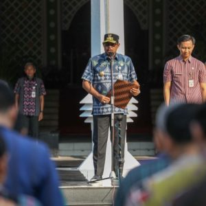 Apel Usai Cuti Lebaran, Pj Gubernur Jateng Tekankan Kedisiplinan ke ASN