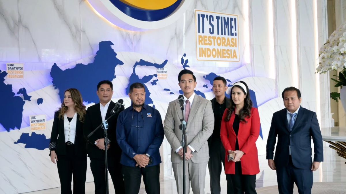 Partai NasDem nyatakan dukungan pada Kaesang untuk maju di Pilgub Jawa Tengah. Foto: x.com/NasDem