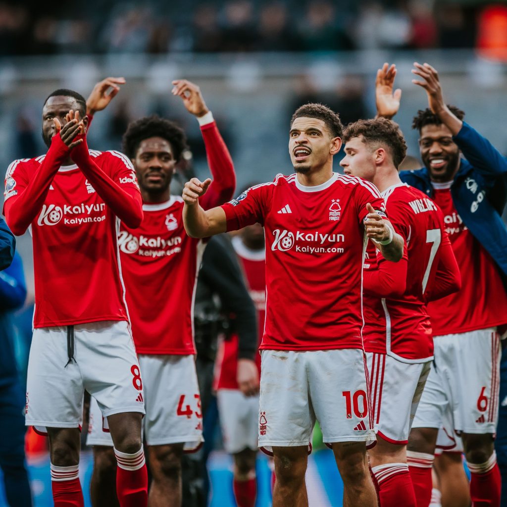 Nottingham Forest memenangkan pertandingan lawan Newcastle dengan skor 3-1. Foto: x.com/NFFC