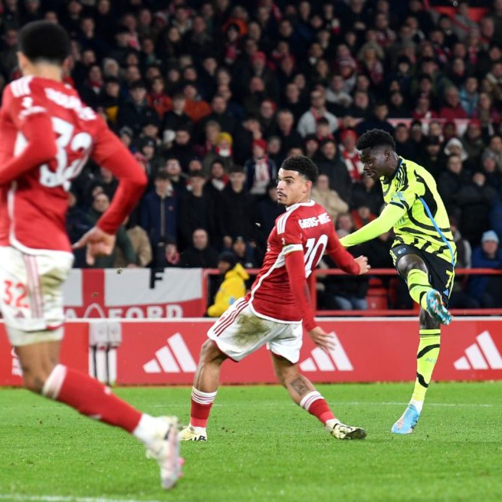 Arsenal kalahkan Nottingham Forest dengan skor 2-1. Foto: x.com/Arsenal