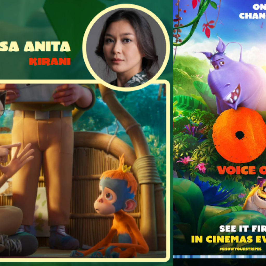 Marissa Anita jadi pengisi suara dalam film Ozi: Voice of the Forest. Foto: Instagram @ozivoices dan ozivoiceoftheforest.com