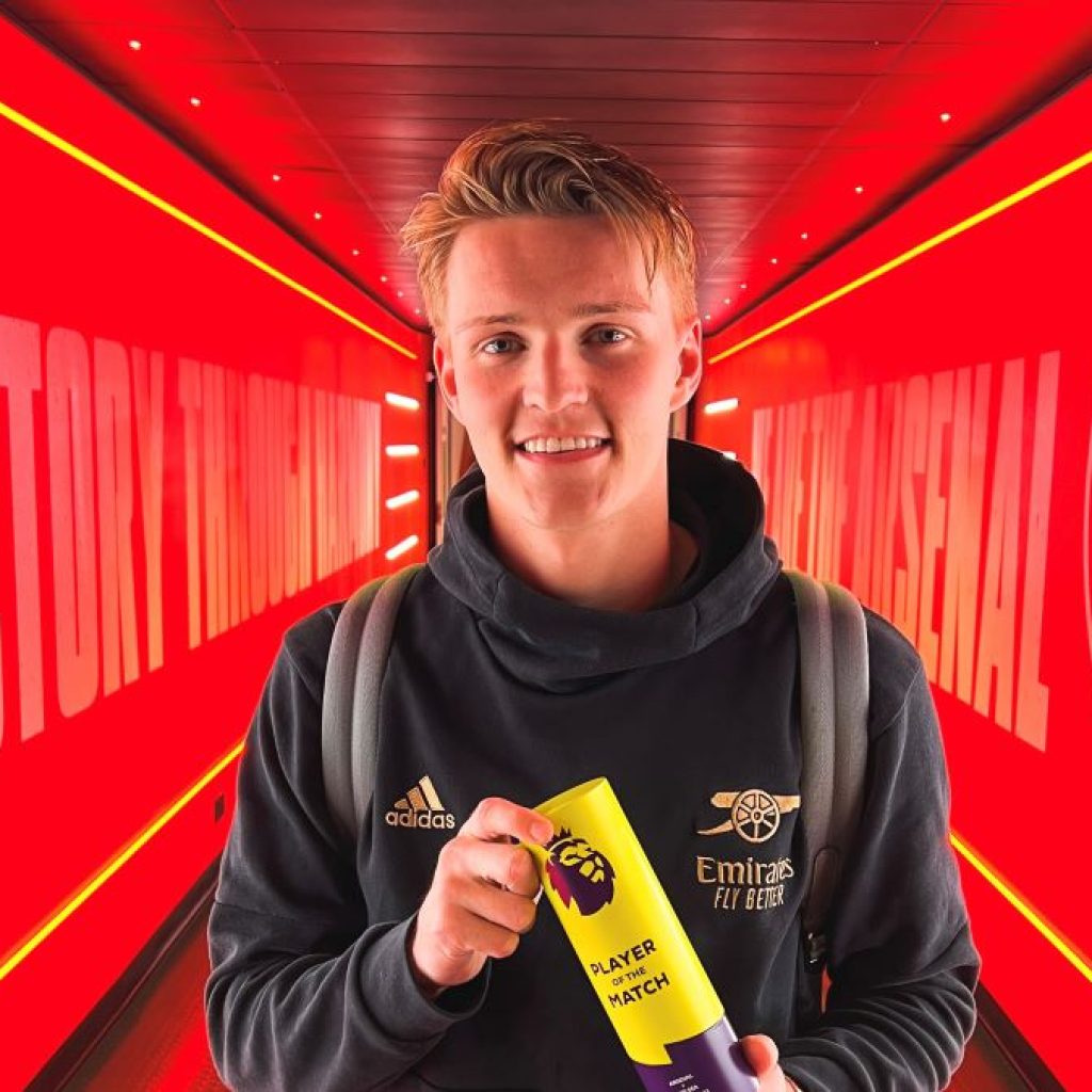 Martin Odegaard. Foto: x.com/Arsenal