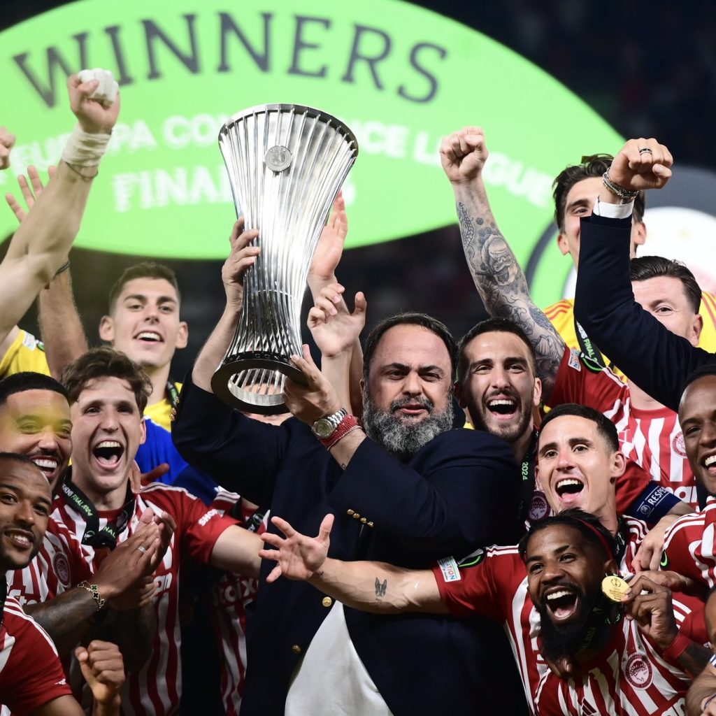 TUTURPEDIA - Olympiacos Juara Liga Konferensi Eropa, Persembahkan Trofi Eropa Pertama bagi Yunani