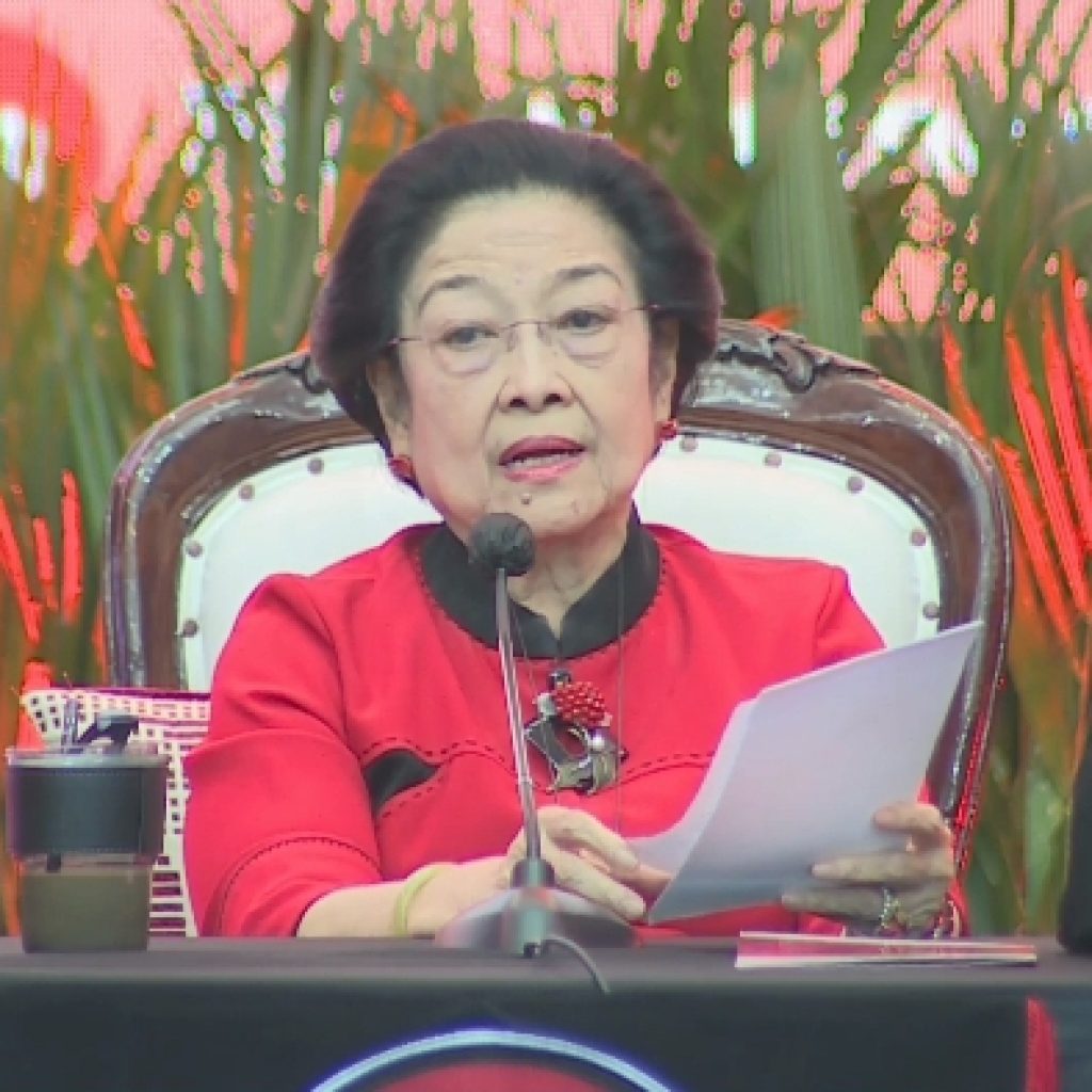 Ketua Umum PDIP, Megawati Soekarnoputri. Foto: Tangkapan Layar YouTube PDI Perjuangan