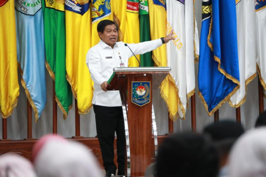 Sekjen Kemendagri sampaikan pada calon pensiunan PNS untuk tetap produktif dan manfaatkan Mandiri Taspen. FOTO: Website Kemendagri