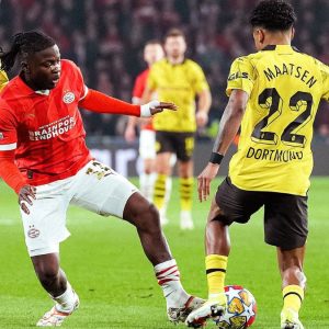 PSV Eindhoven Sukses Imbangi Perlawanan Borussia Dortmund di Leg Pertama 16 Besar Liga Champions