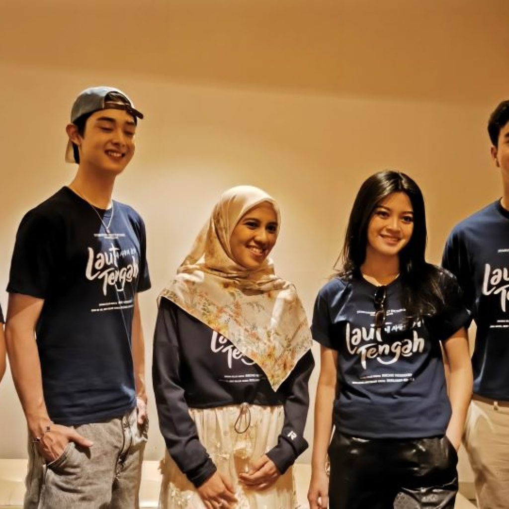 Pemeran film Laut Tengah sapa warga Kota Semarang. Foto: Dok. Alan Henry
