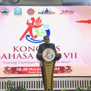 Gelar Kongres Bahasa Jawa VII, Pemprov Jateng Minta Penggunaan Bahasa Jawa Dilestarikan