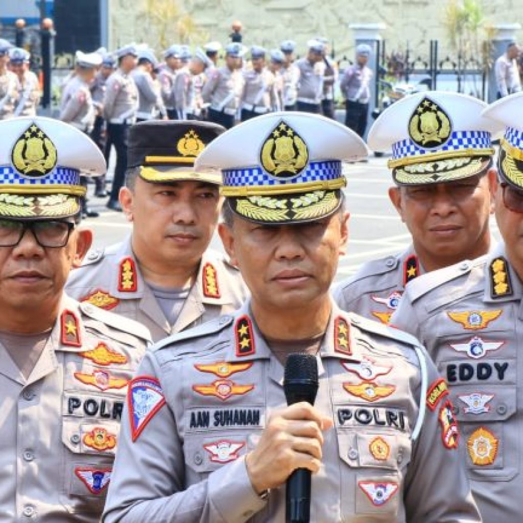 Ribuan personel polisi akan turun ke jalan mengamankan WWF ke-10 di Bali. Foto: Laman Humas Polri