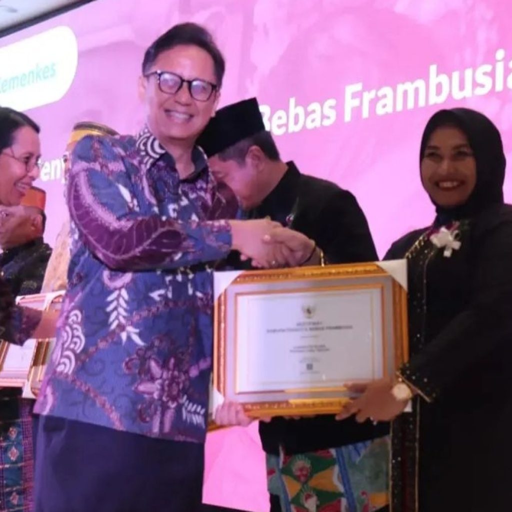 Blora terima sertifikat bebas frambusia dari Kemenkes RI. Foto: Dok. Istimewa