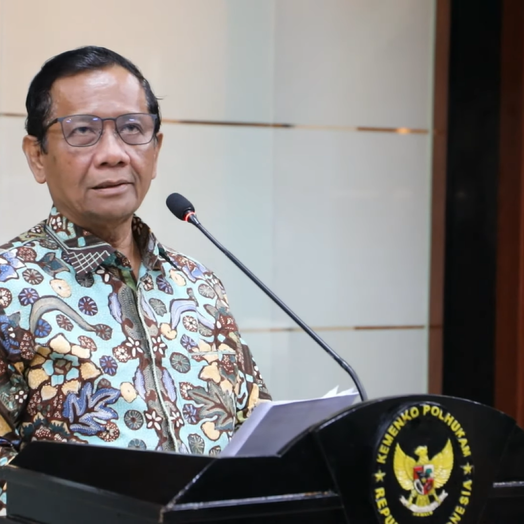 Menko Polhukam ungkap pengungsi Rohingya akan ditampung sementara. Foto: Tangkapan layar YouTube Kemenko Polhukam RI