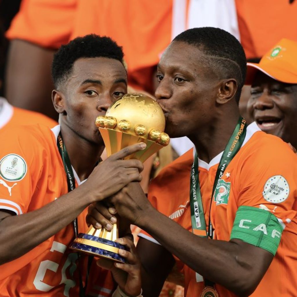 Pelatih Pantai Gading ungkap kelegaan usai juara Piala Afrika 2023. Foto: x.com/CAF_Online