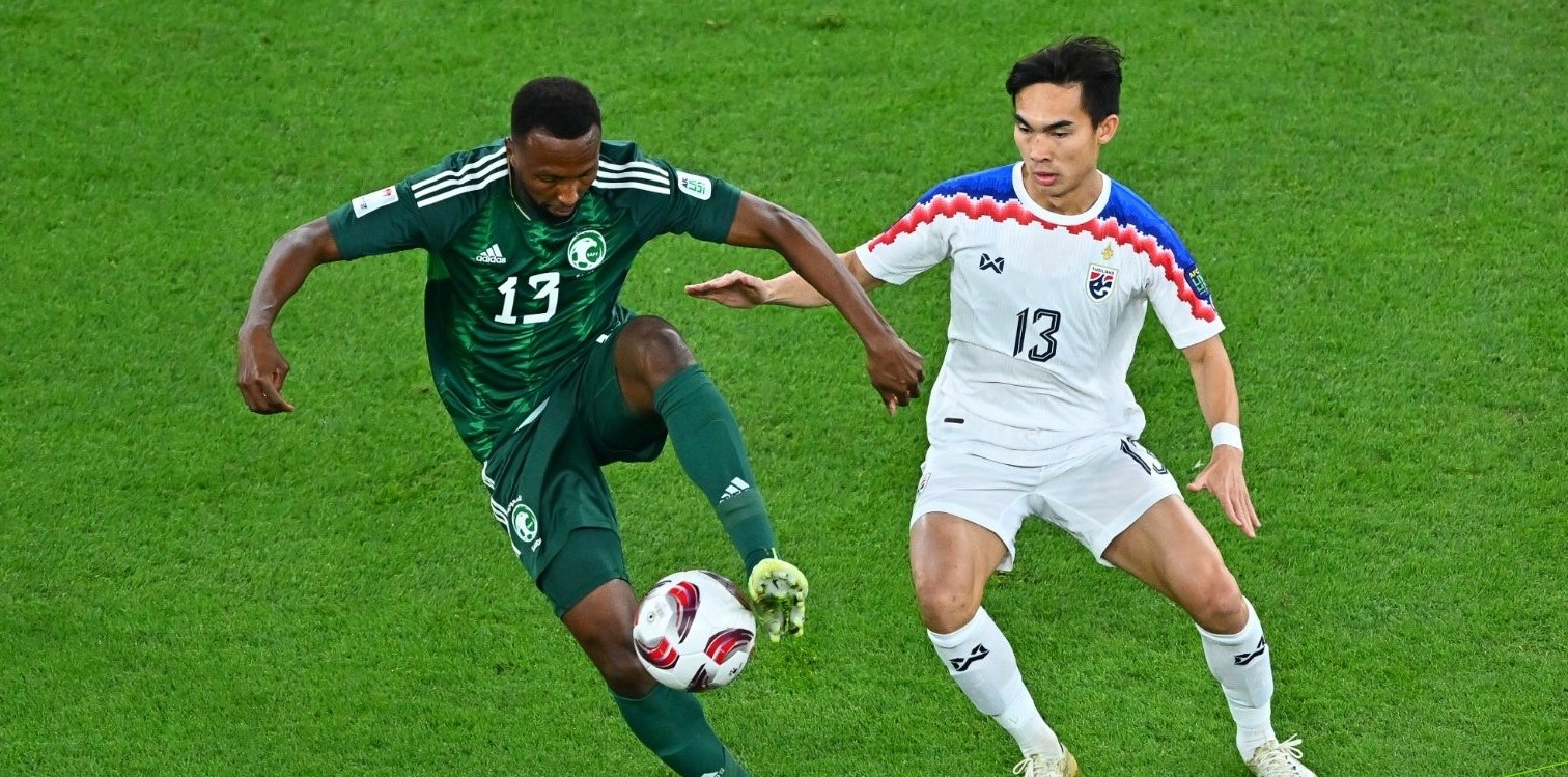 Arab Saudi dan Thailand jadi perwakilan Grup F di 16 besar Piala Asia 2023. Foto: x.com/afcasiancup