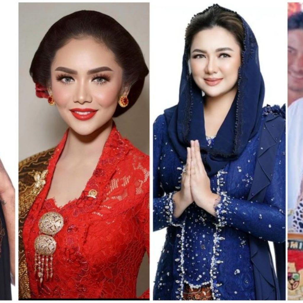 Deretan artis yang maju dalam Pilkada 2024. Foto: Kolase Tuturpedia
