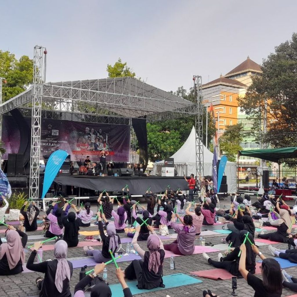 Pound Festival Cosmic Rhythms Semarang disambut antusias 500 peserta. Foto: Dok. Rizal Akbar