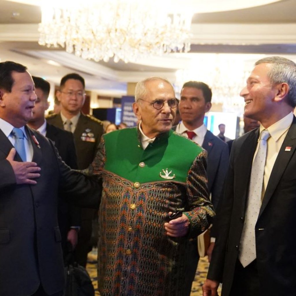Prabowo bertemu dengan Presiden Timor Leste, Jose Ramos-Horta di Shangri-La Dialogue 2024. Foto: Istimewa