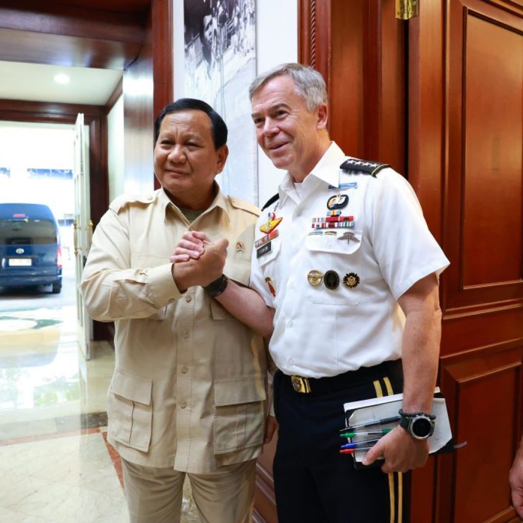 Prabowo dan Jenderal Bryan P. Fenton. Foto: Istimewa