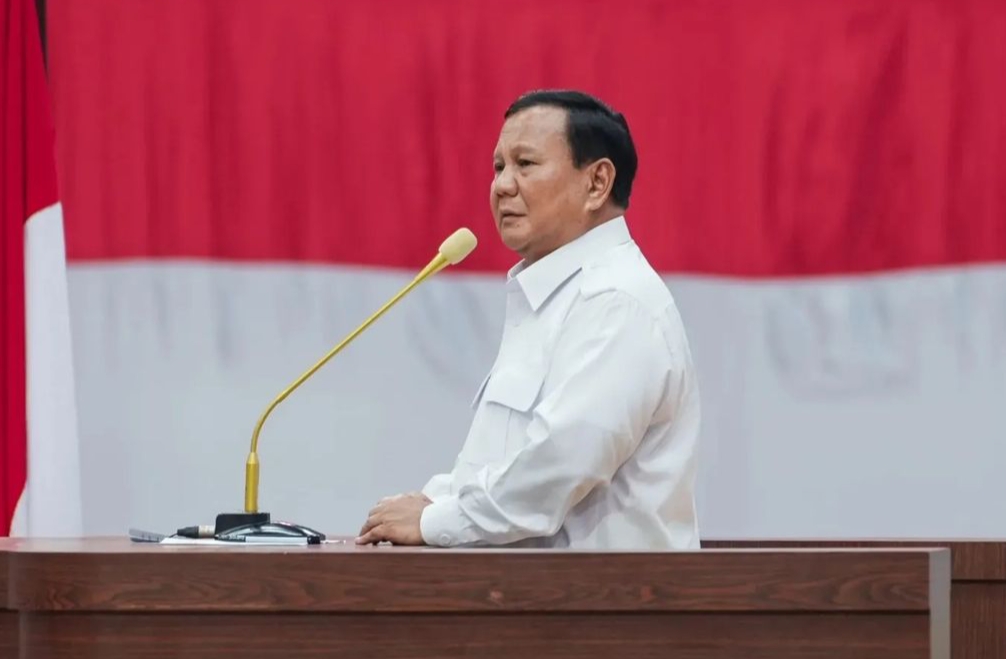 Prabowo Subianto di Penutupan Rapimnas Partai Gerindra, Indonesia Arena, Jakarta. Foto: instagram.com/psi_id