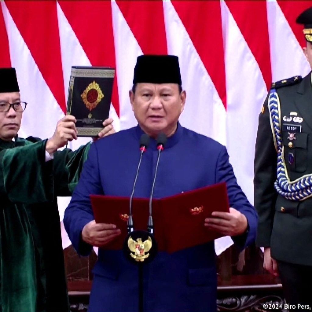Prabowo Subianto dan Gibran Rakabuming Raka Sah Dilantik sebagai Presiden dan Wakil Presiden RI 2024-2029