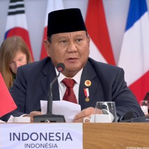 Pidato Prabowo dalam KTT G20, Sebut 25 Persen Anak Indonesia Kelaparan