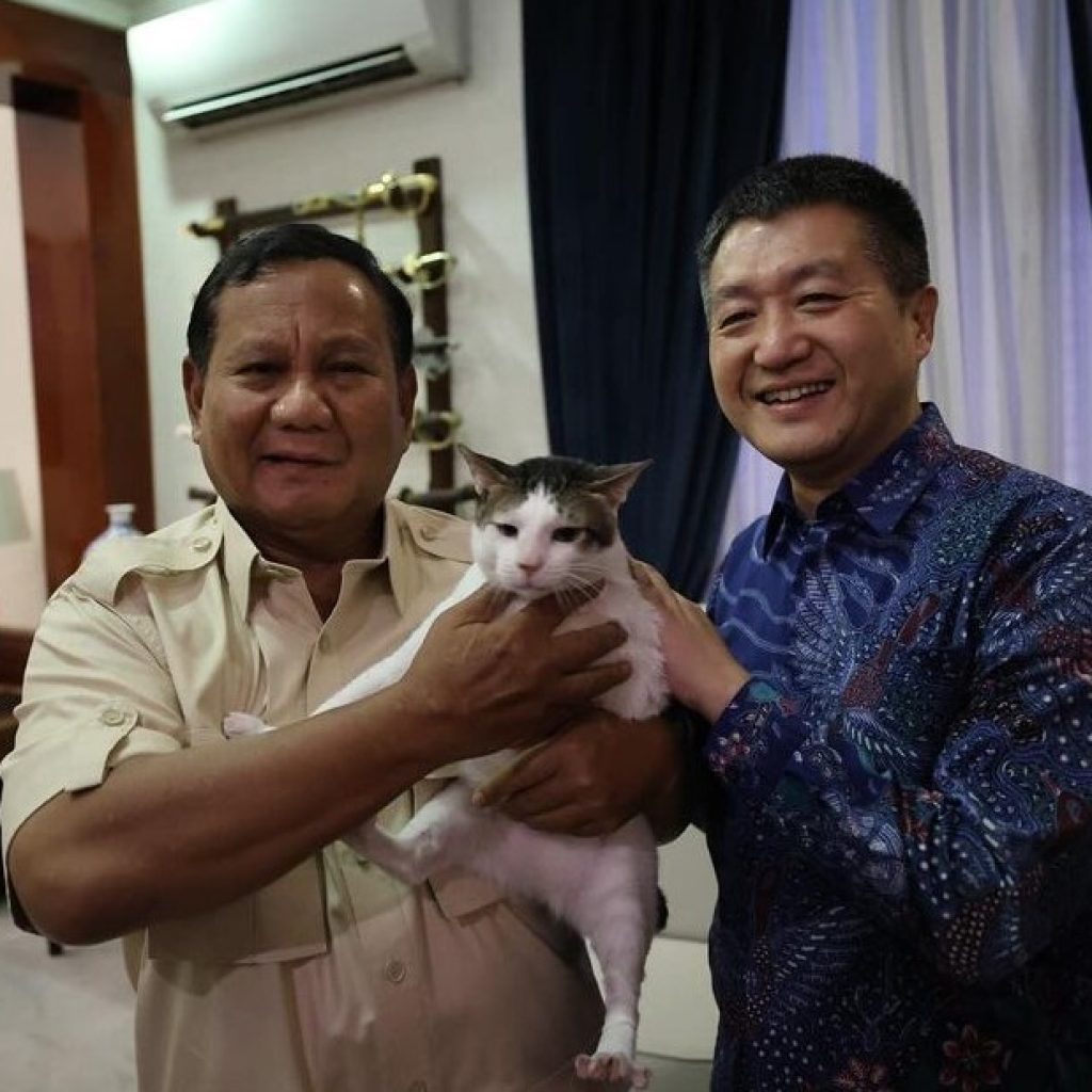 Prabowo terima ucapan selamat dari Dubes China atas unggulnya suara di Pilpres 2024. Foto: Instagram.com/prabowo