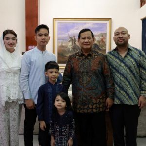 Halalbihalal, Gibran dan Keluarga Hadir di Kediaman Prabowo pada Hari Raya Idulfitri