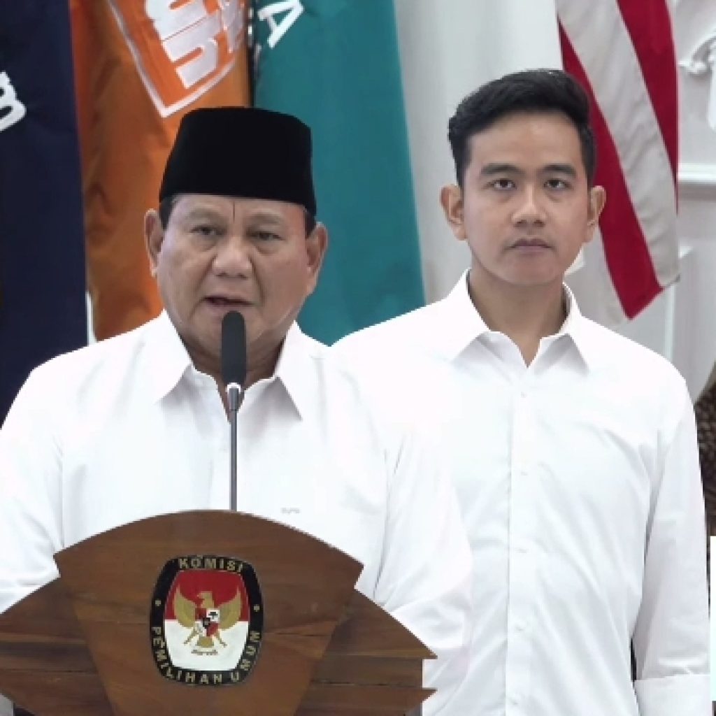 Pidato Perdana Prabowo Usai Ditetapkan KPU sebagai Presiden RI Terpilih Tahun 2024-2029