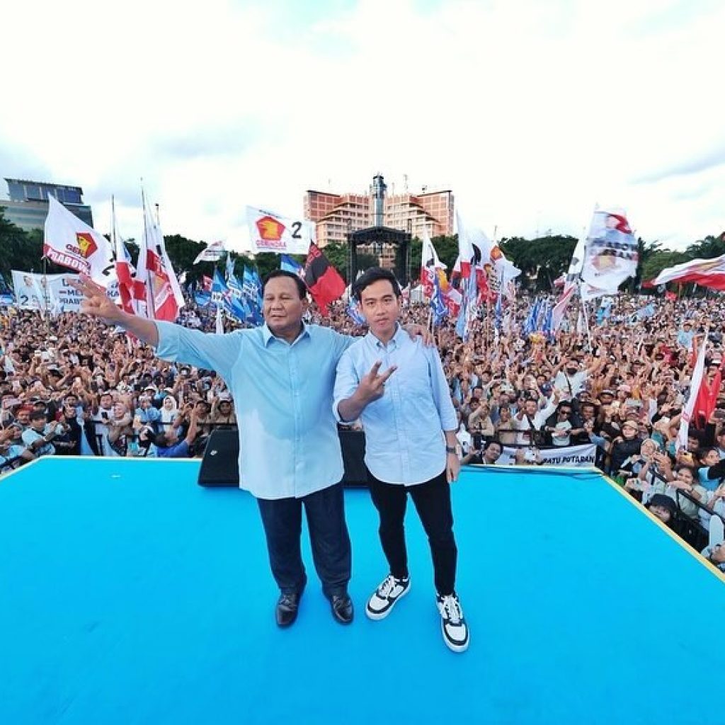 Hasil Real Count KPU Capai 50%, Prabowo-Gibran Unggul Telak 56,89%