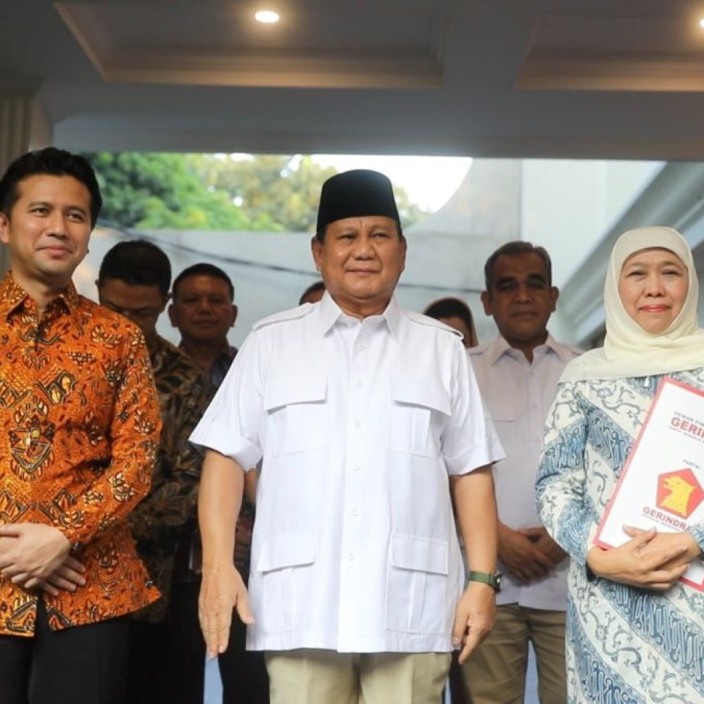 Alasan Prabowo Dukung Khofifah dan Emil Dardak di Pilgub Jatim 2024: Kinerja dan Prestasinya Terbukti