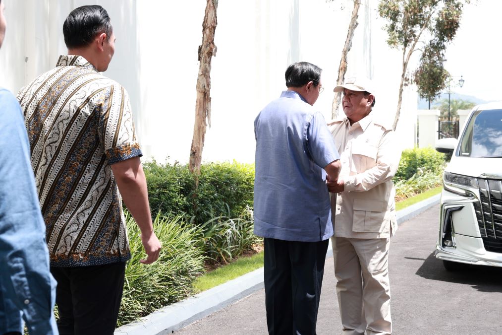 Prabowo bertemu dengan SBY di Pacitan, Jawa Timur. Foto: Dok. Istimewa