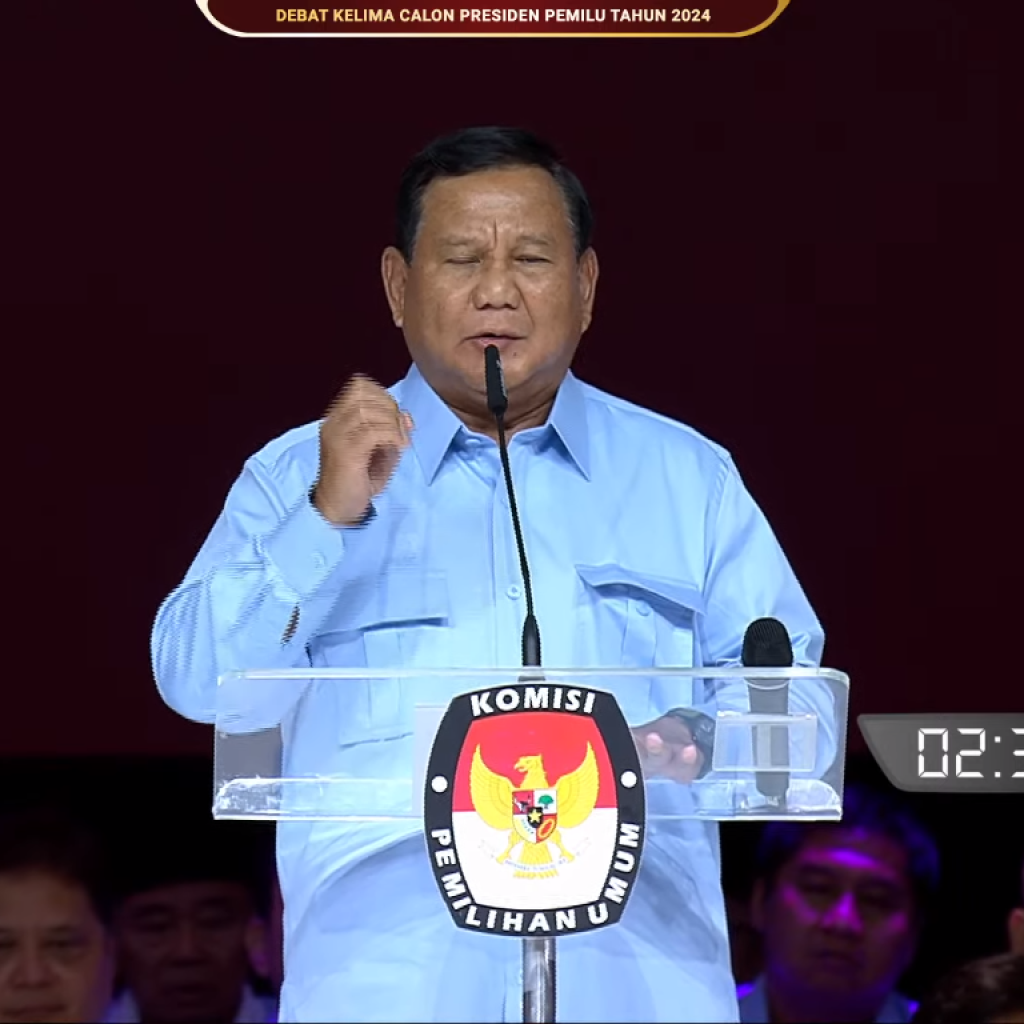 TUTURPEDIA - Debat Capres 2024: Prabowo Sebut Pemerintah Harus Menjadi Garda Terdepan untuk Pelestarian Budaya