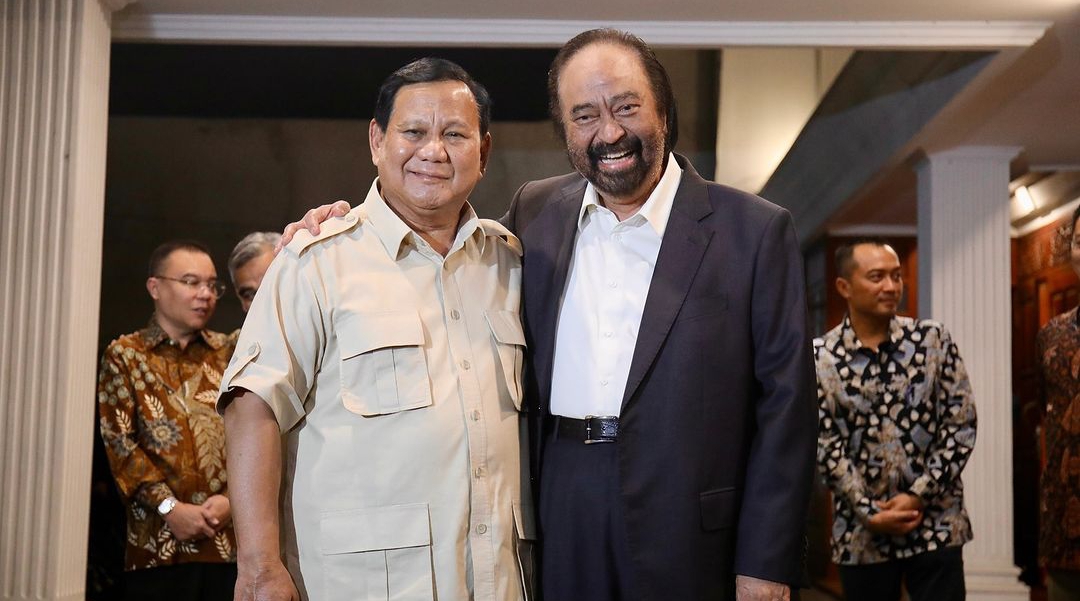 Partai NasDem nyatakan bergabung dengan koalisi Prabowo Subianto. Foto: instagram.com/sufmi_dasco