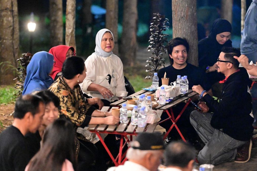 Harapan para influencer untuk IKN saat berkunjung bersama Presiden Jokowi. Foto: BPMI Setpres/Muchlis Jr