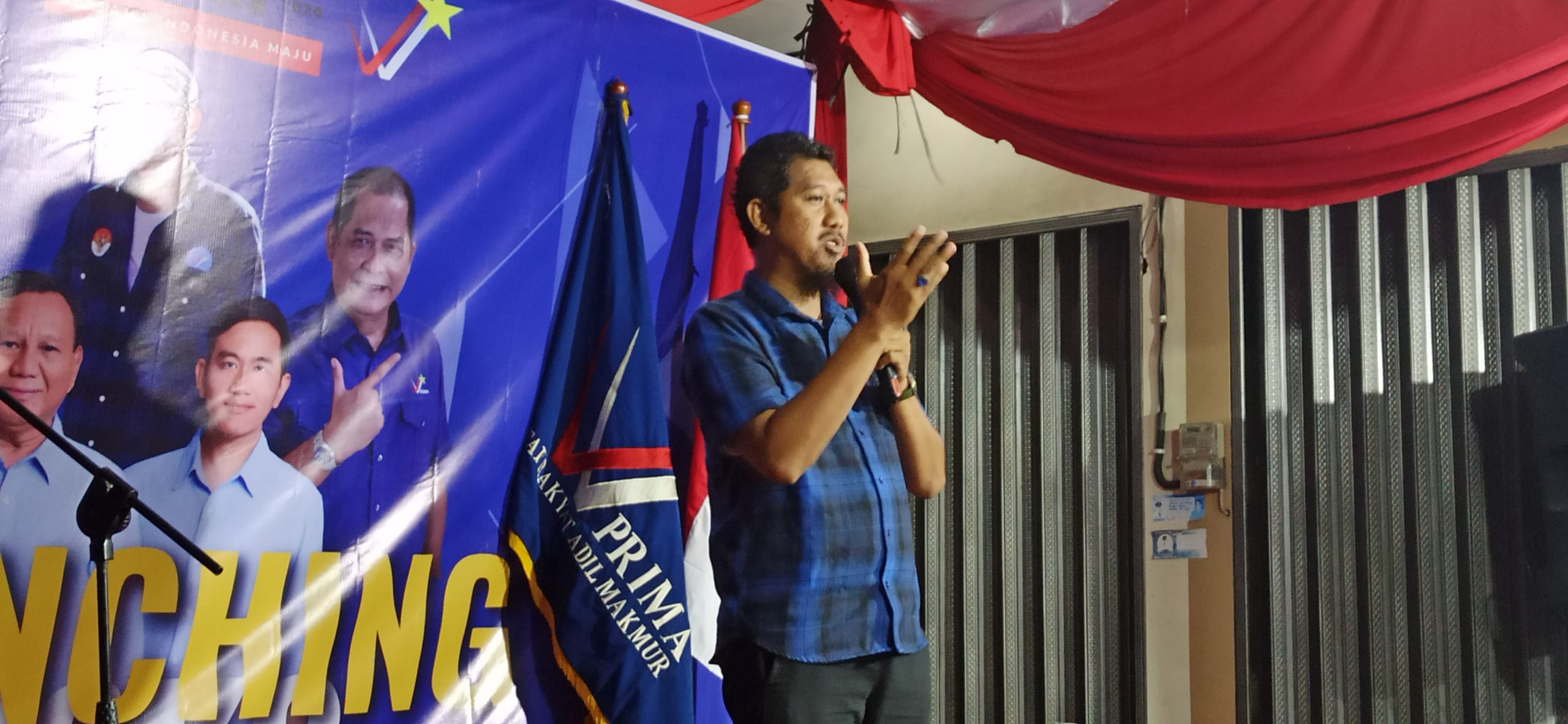 Prima bangun 1500 posko kemenangan Prabowo-Gibran. Foto; Istimewa