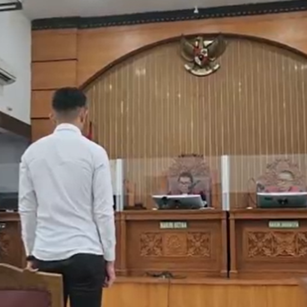 Mario Dandy dihukum 12 tahun penjara dan denda sebesar Rp25 miliar. FOTO: X @luckylucky0971