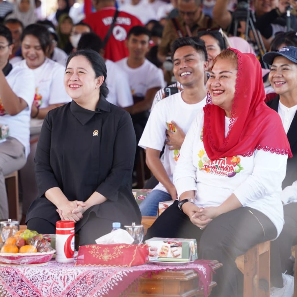 Puan Maharani luncurkan program Kita Tani Muda dan resmikan rice mill di Purwosari. Dok Humas