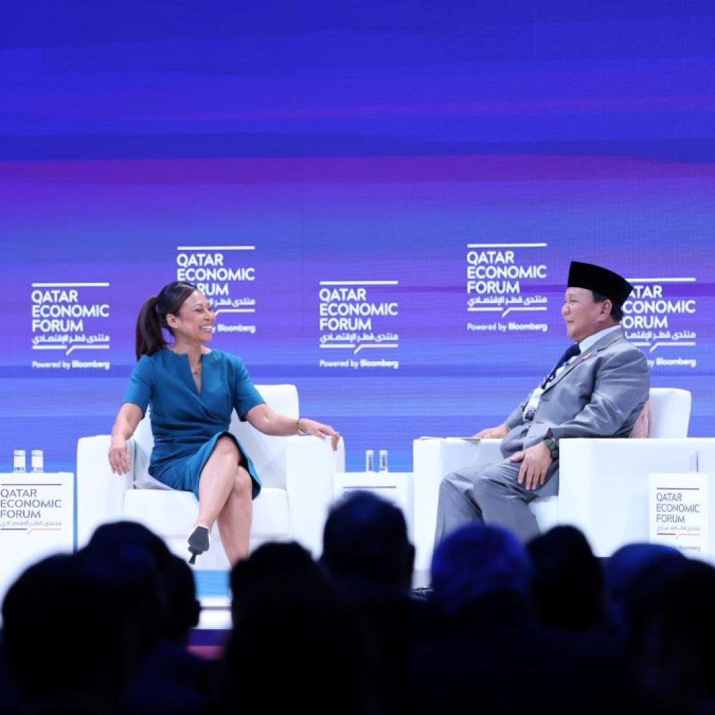 Prabowo Subianto di Qatar Economic Forum. Foto: Istimewa